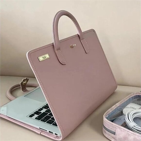 Stylish Water-Repellent Laptop Bag - Unisex 13, 14 & 16 Inch Carrying Case - Picture 3 of 7